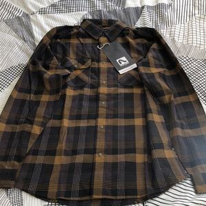 Men’s Flylow Flannel / Color: Rye (Plaid)